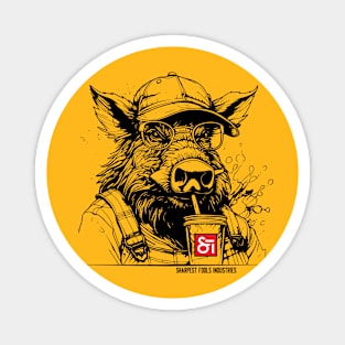 Thirsty Hog Sippin Beverage Magnet